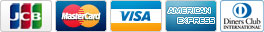 J[hxΉ: JCB / MasterCard / VISA / American Express / Diners Club